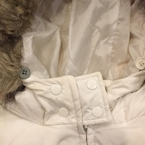 Aeropostale white hoodie puffer vest - Picture 5 of 5